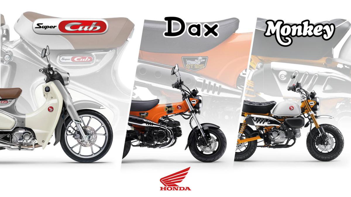 Honda Monkey 125, ST125 Dax y Super Cup C125: nuevas decoraciones para 2026