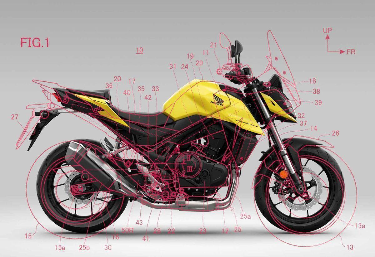 Nueva patente: ¡Así será la Honda Transalp 750!