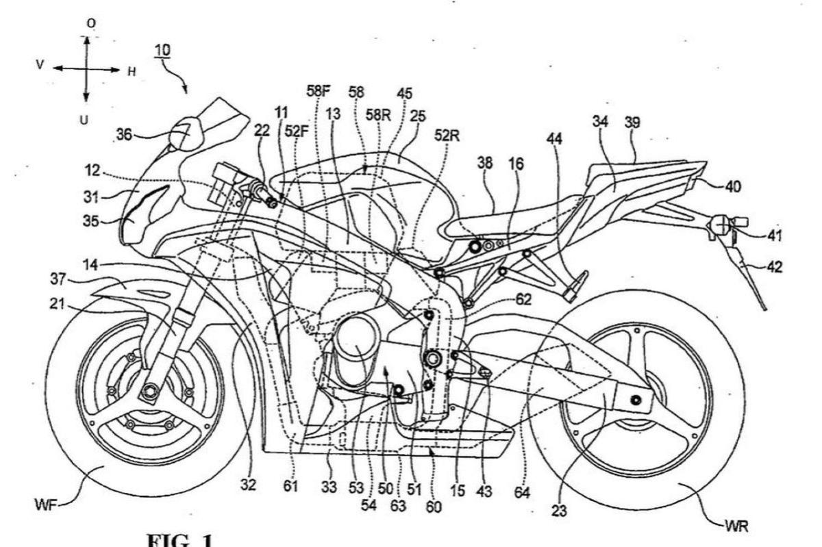 ¿Llega la MotoGP de calle? Honda patenta un nuevo motor V4