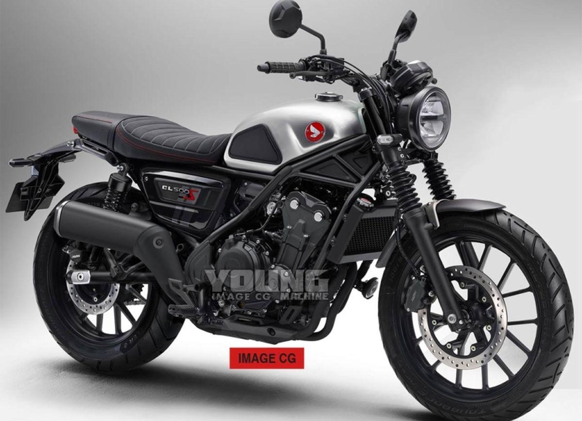 Unas patentes revelan cómo será la Honda CL500 Scrambler
