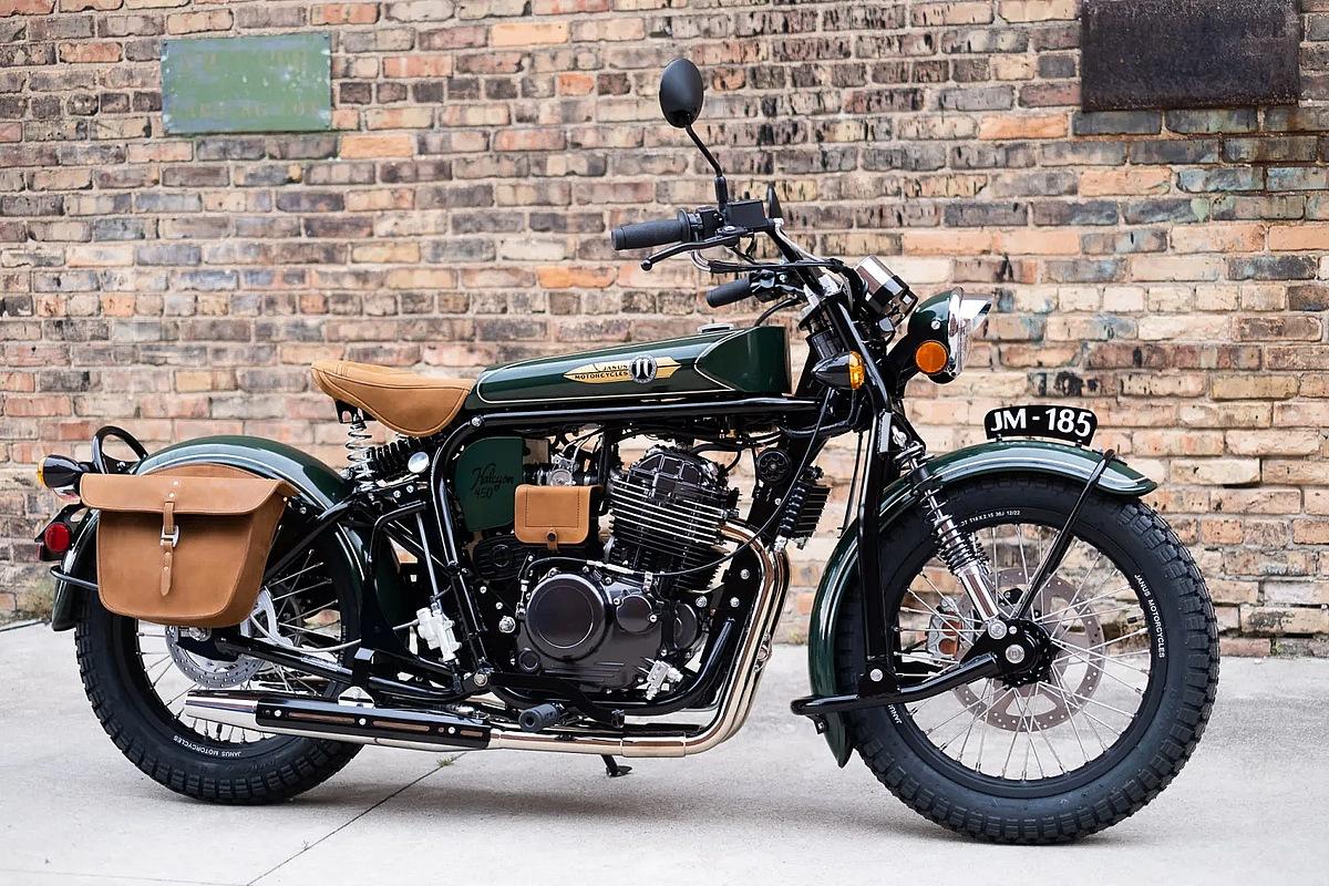 Moto de ensueño: Janus Halcyon 450, una retro hecha a mano