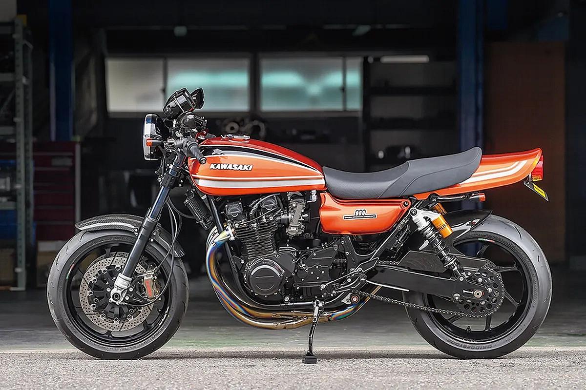 Moto de ensueño: restomod Kawasaki Z1 Bull Dock