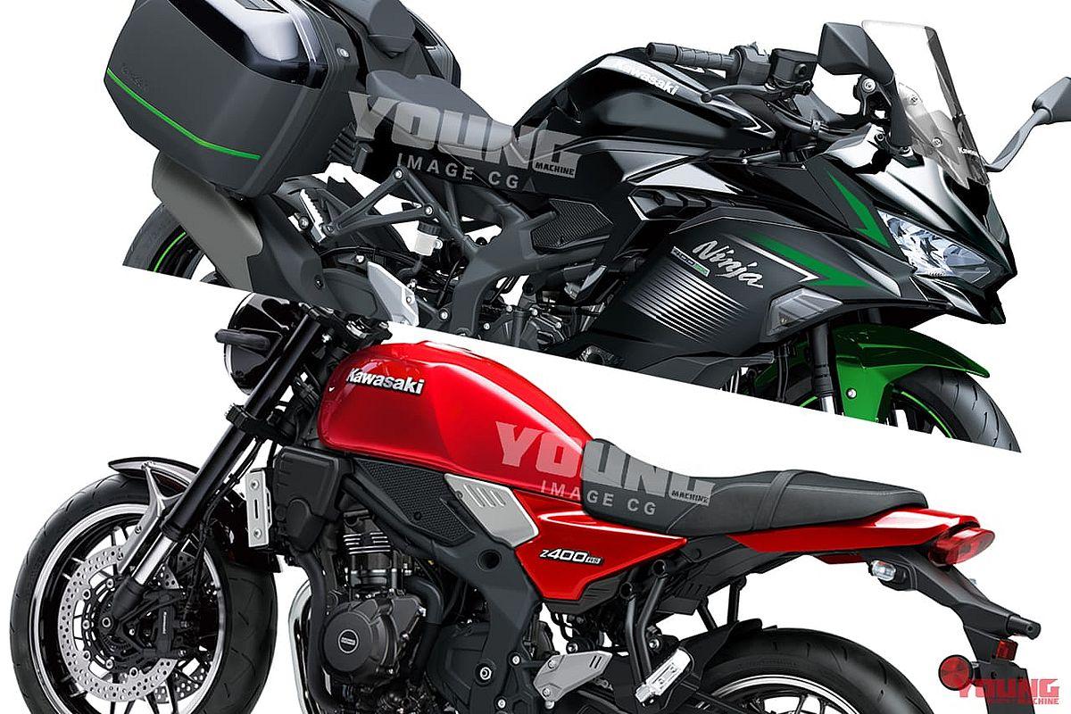Kawasaki Z400RS y Ninja 400SX: ¿novedades de 4 cilindros?
