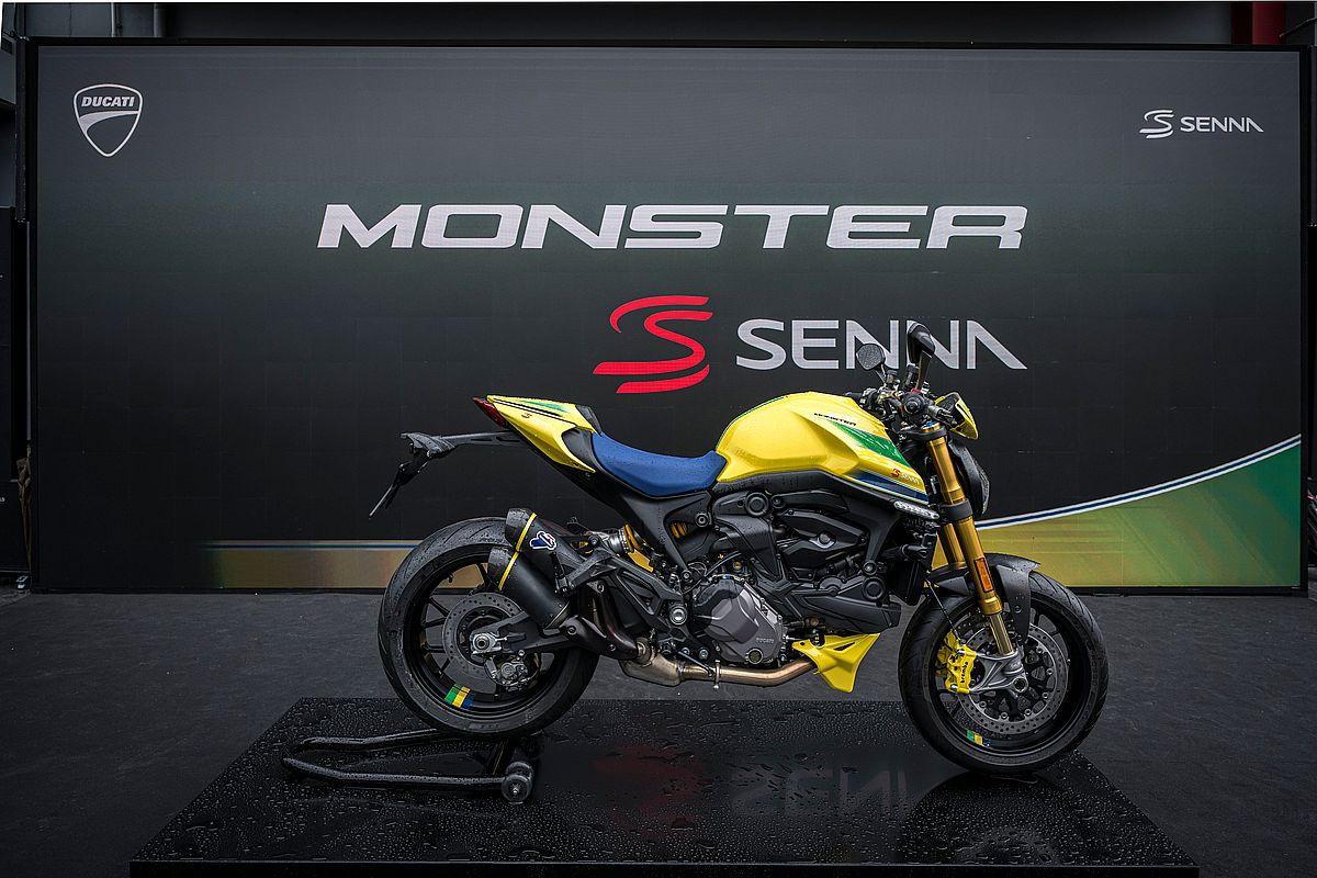 Ducati Monster Senna: homenaje al mítico piloto Ayrton Senna