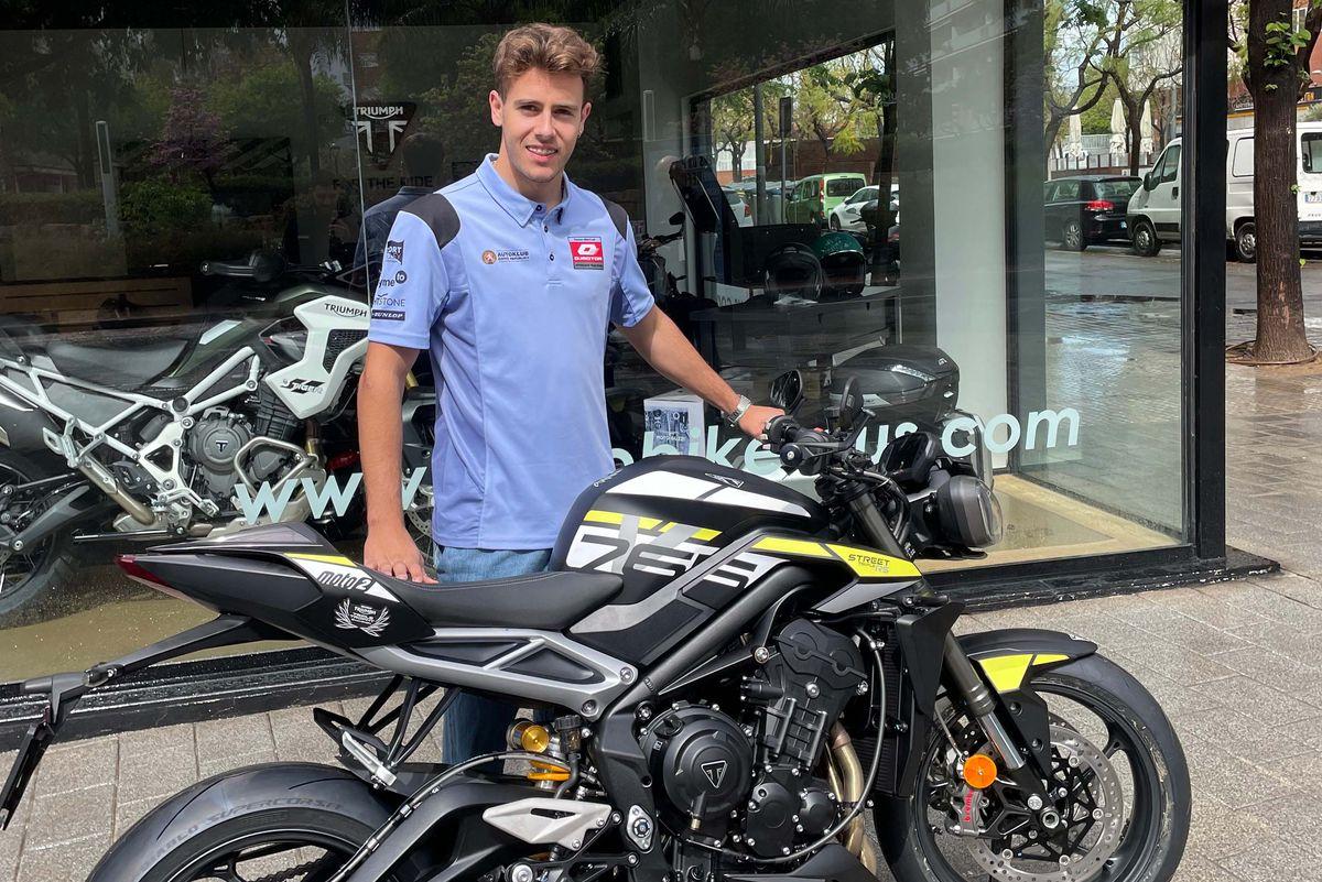 Jeremy Alcoba ya tiene su Triumph Street Triple 765 RS