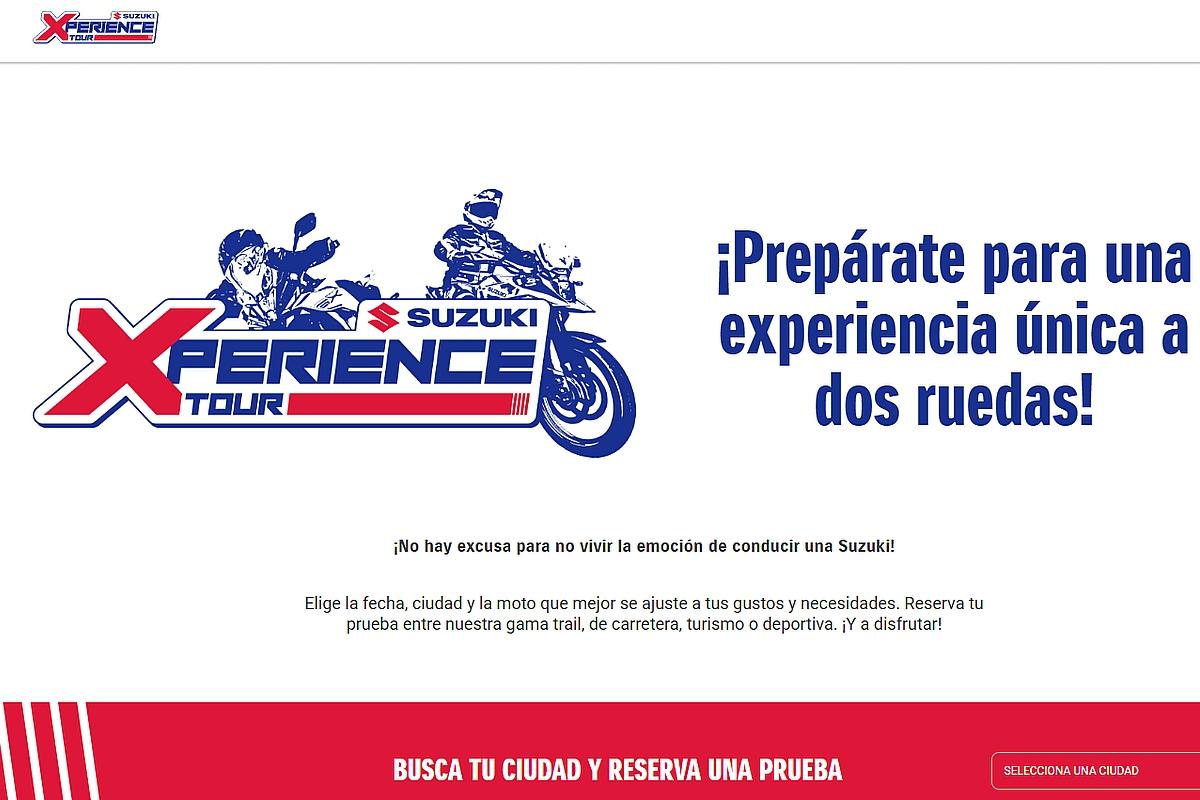 Suzuki Xperience Tour 2025: ¡prueba sus motos!