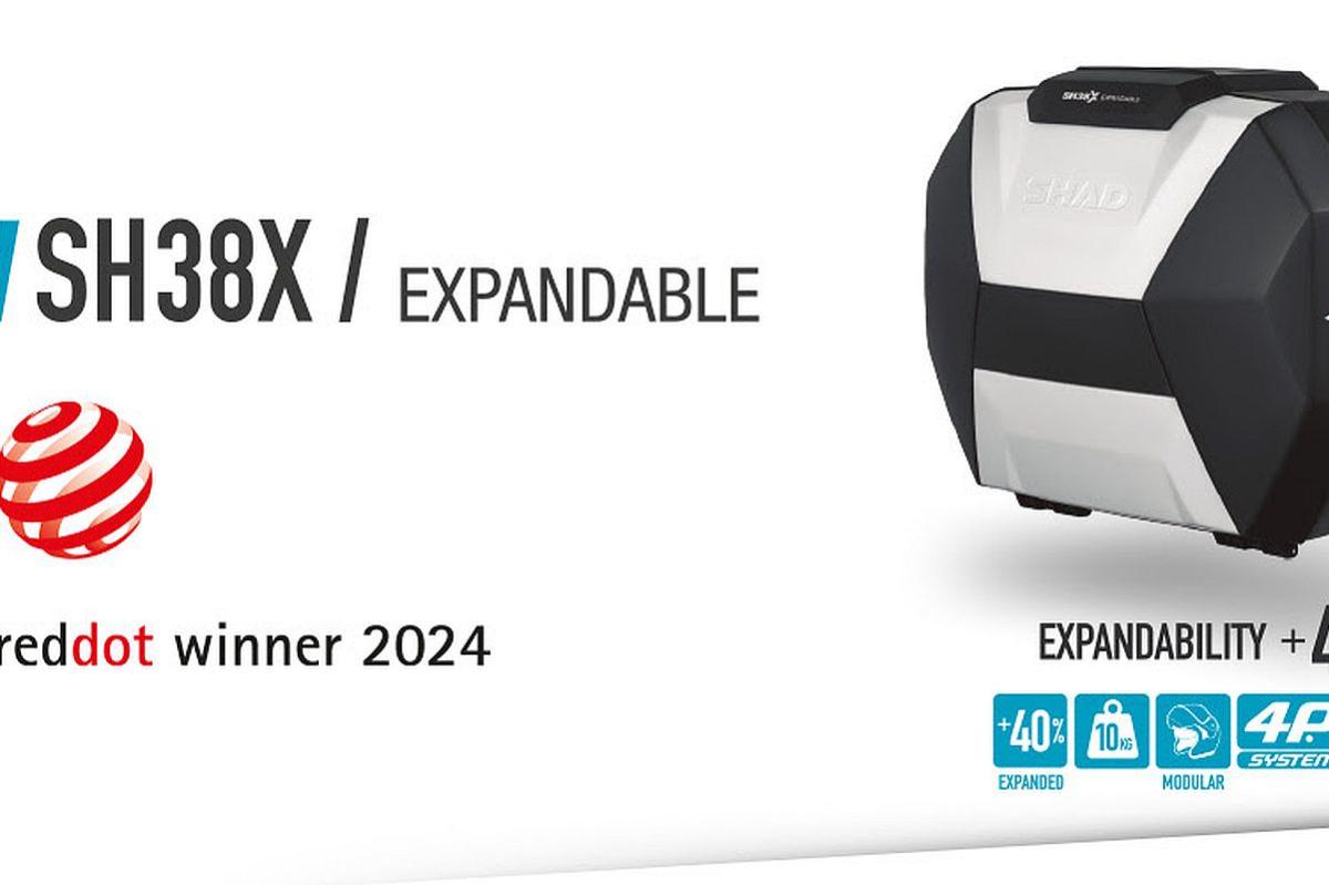 La maleta lateral SHAD SH38X Expandable: ¡premiada!