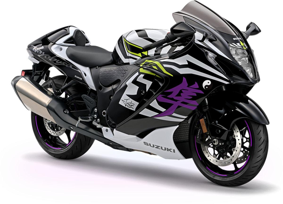  Suzuki Hayabusa Juri Street Fighter 6: la moto de videojuego