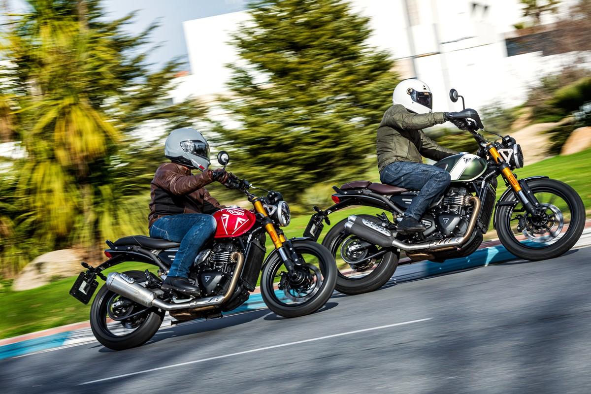Prueba Triumph Speed 400 y Scrambler 400 X: el tamaño no importa