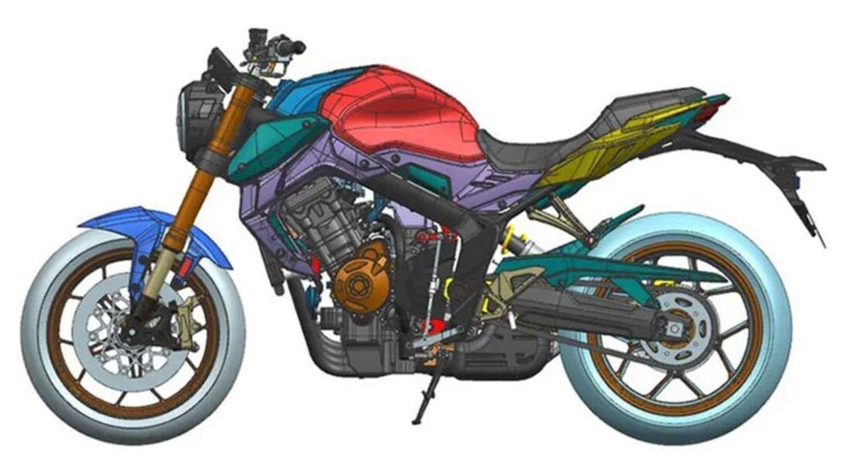 Nueva naked cuatro cilindros china: ¿clon de Honda CB650R?