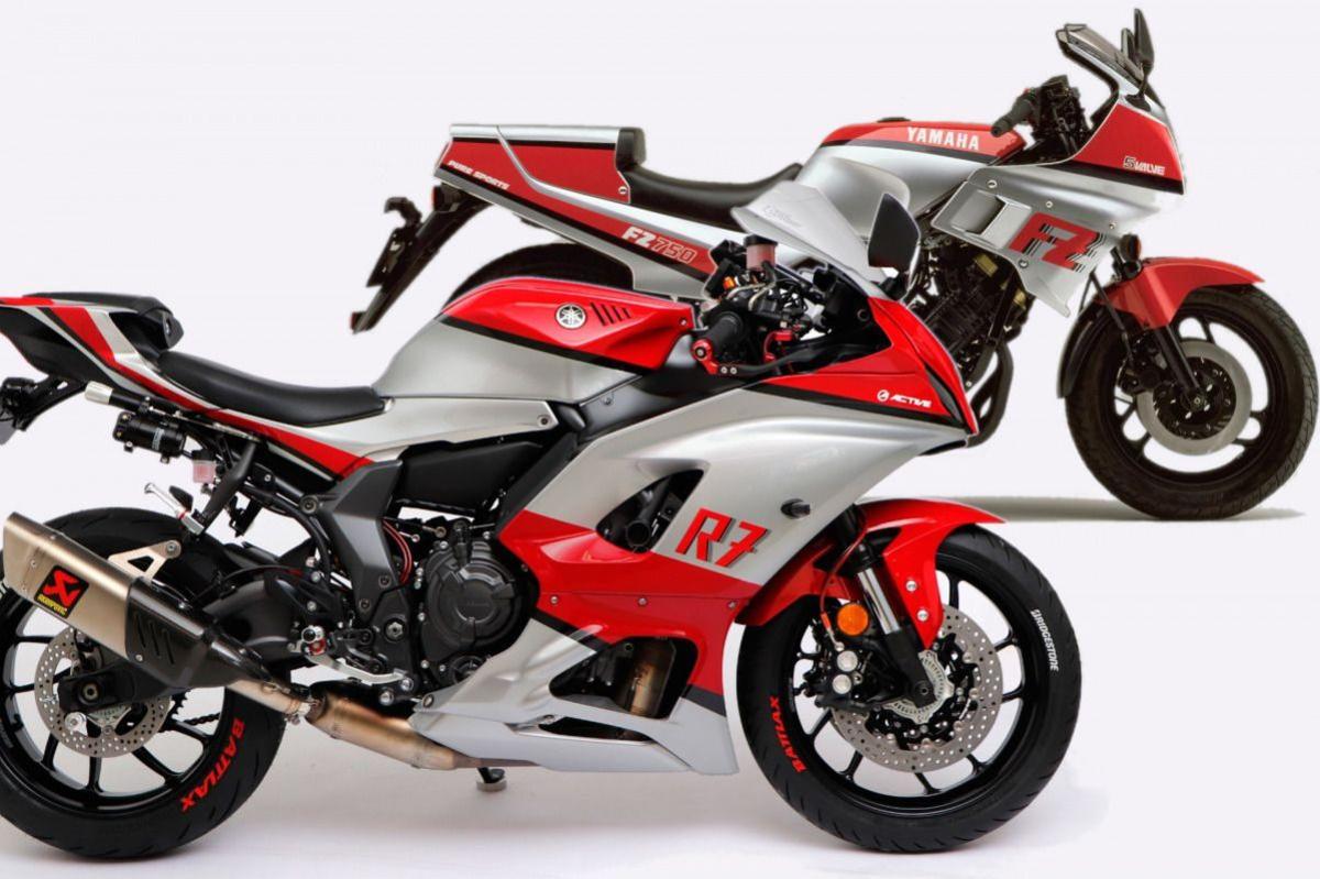 ¡Convierte tu R7 en la Yamaha FZ750 de Eddie Lawson!