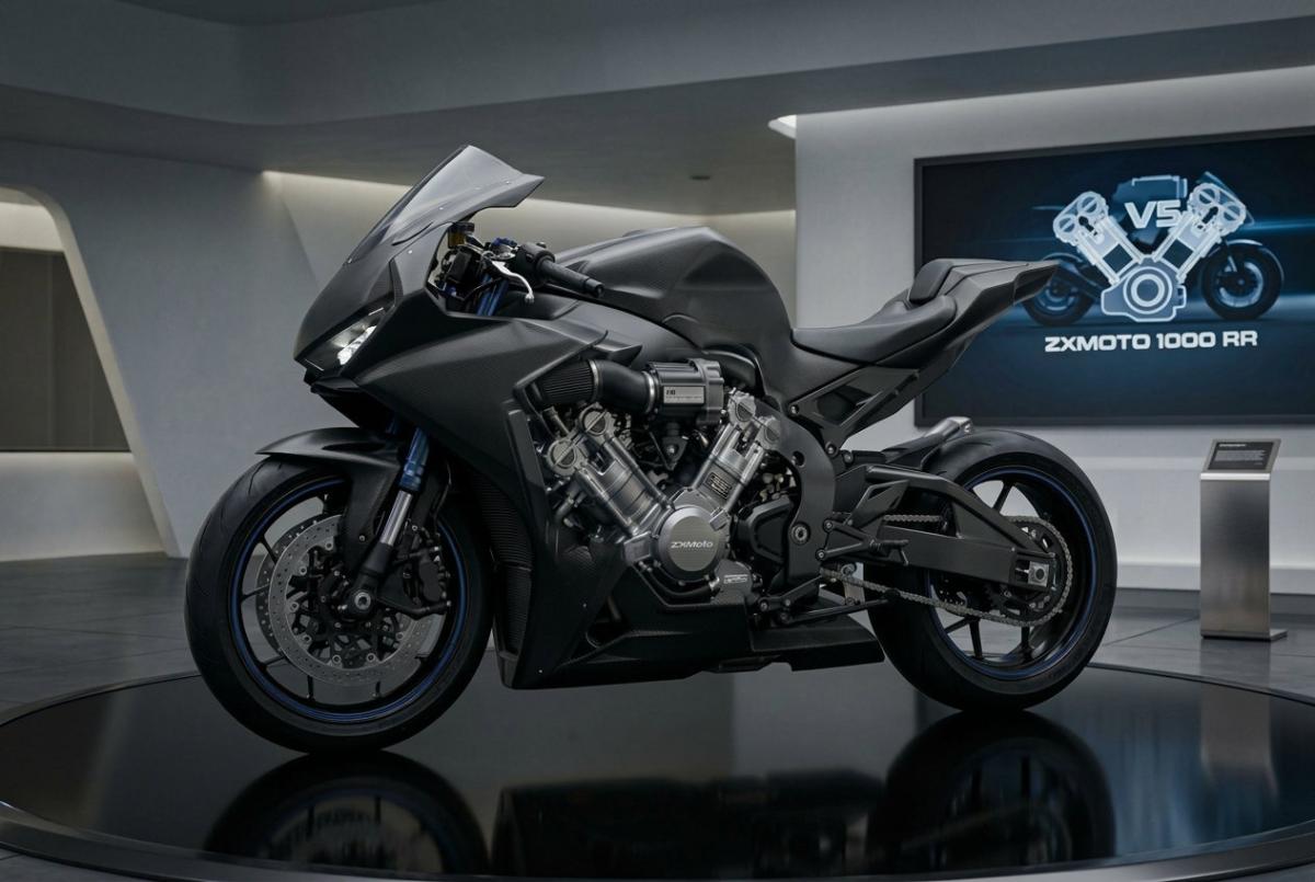 ZXMoto V5: ¿la primera V5 de calle? Con 250 CV y 310 km/h...