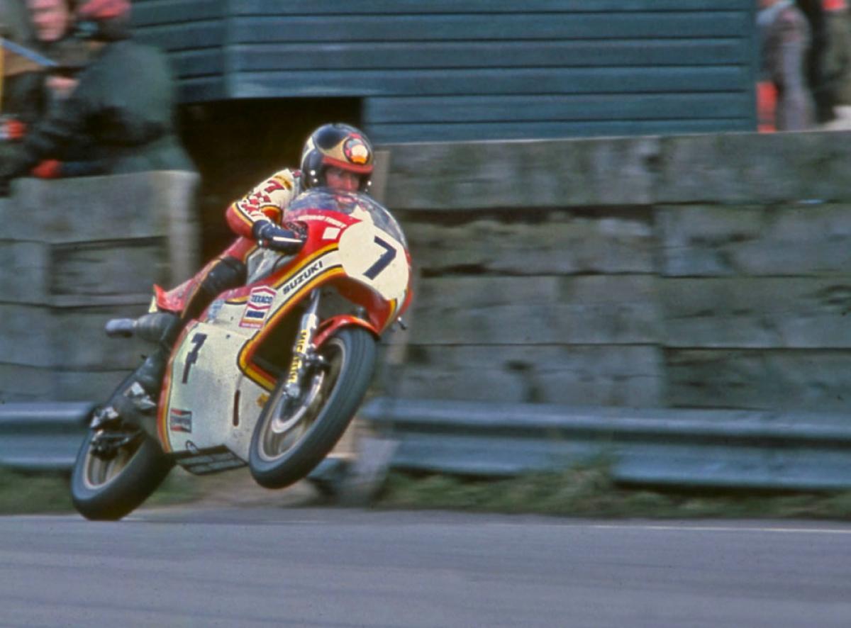 Barry Sheene, campeón del mundo en 1976 y 1977