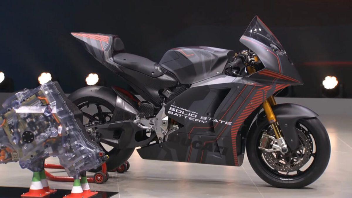 Revolución Ducati: la primera moto con baterías de estado sólido
