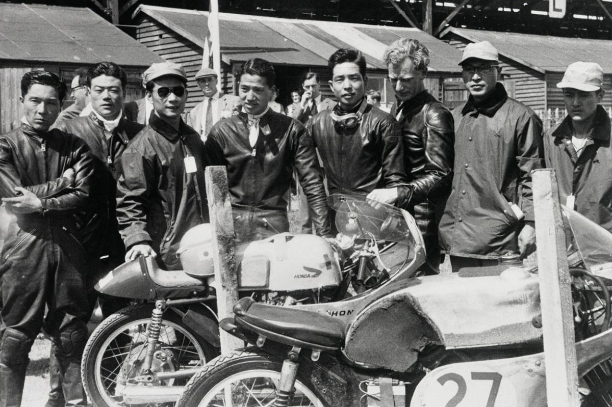 Equipo Honda en el Mundial de Motociclismo en 1959
