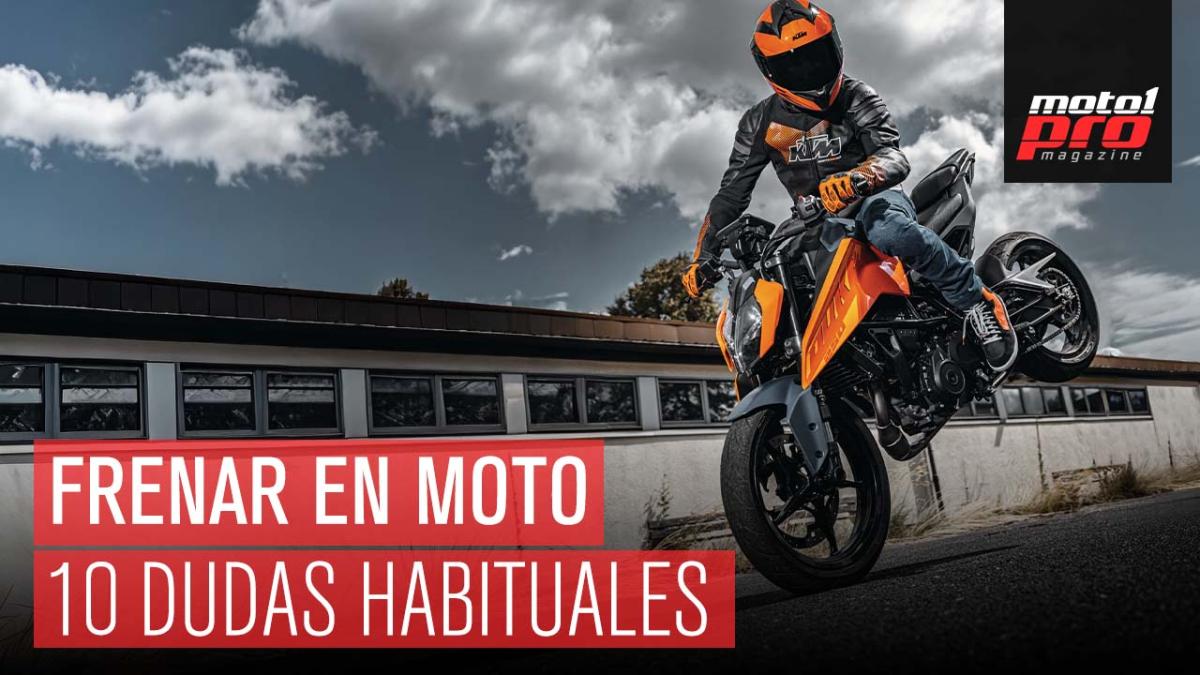 Frenar en moto: 10 dudas habituales