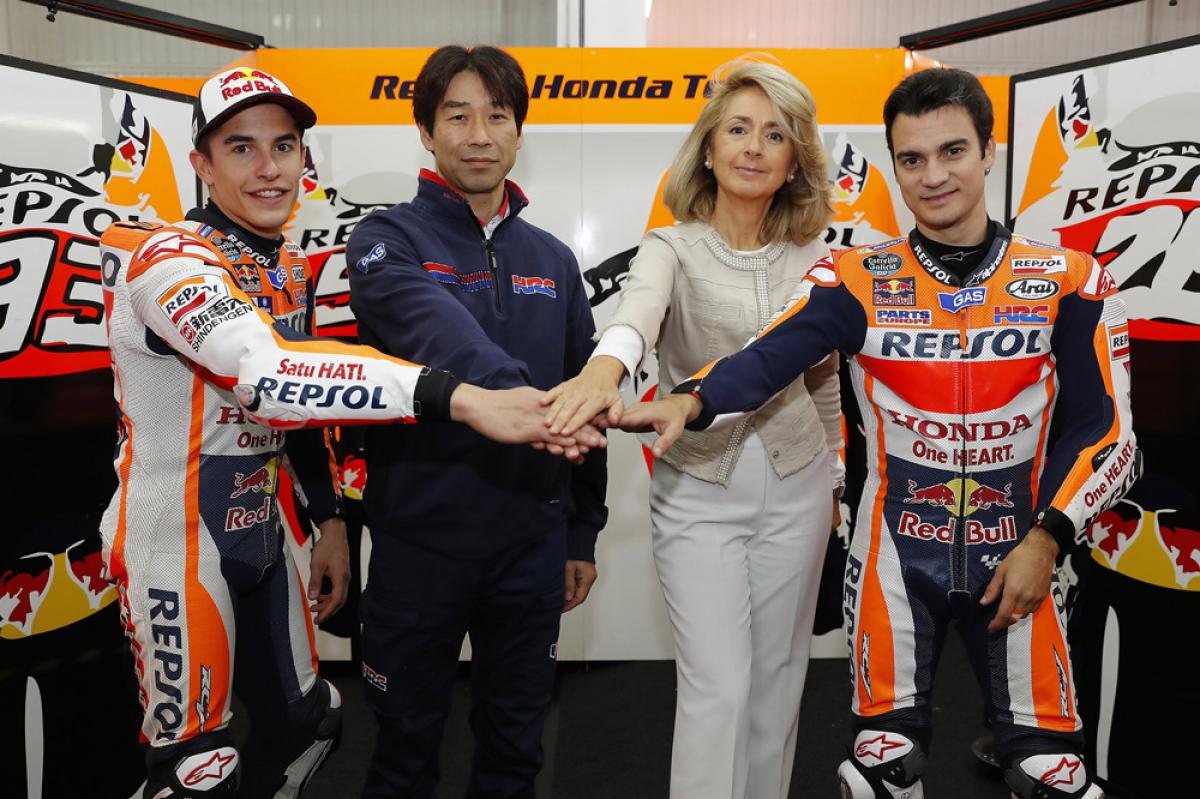 Repsol y Honda HRC, juntos en MotoGP hasta 2018