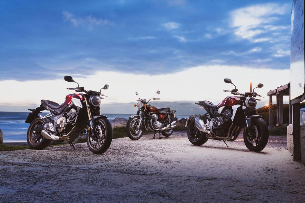 Historia de la Honda CB con motor de cuatro cilíndros en línea