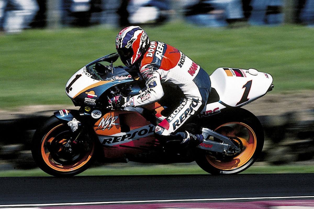Mick Doohan con Honda en 1998