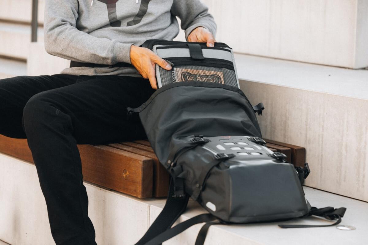 Prueba mochila SW-Motech Daily WP: impermeable y práctica