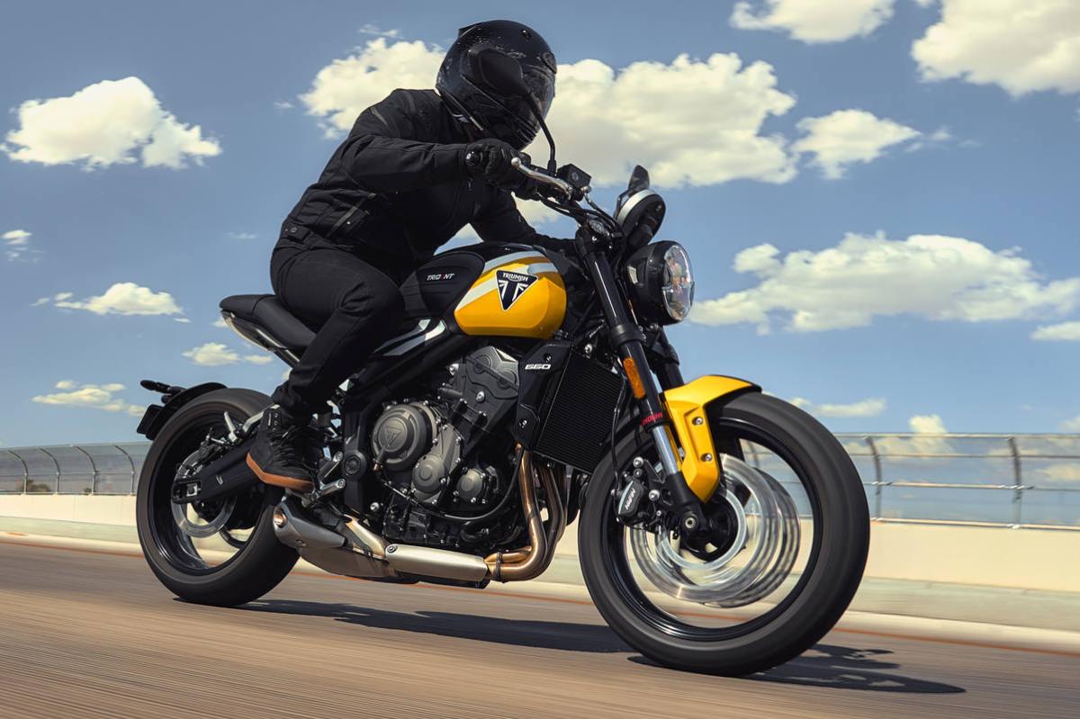 Triumph Trident 660 2025: mejor electrónica al mismo precio