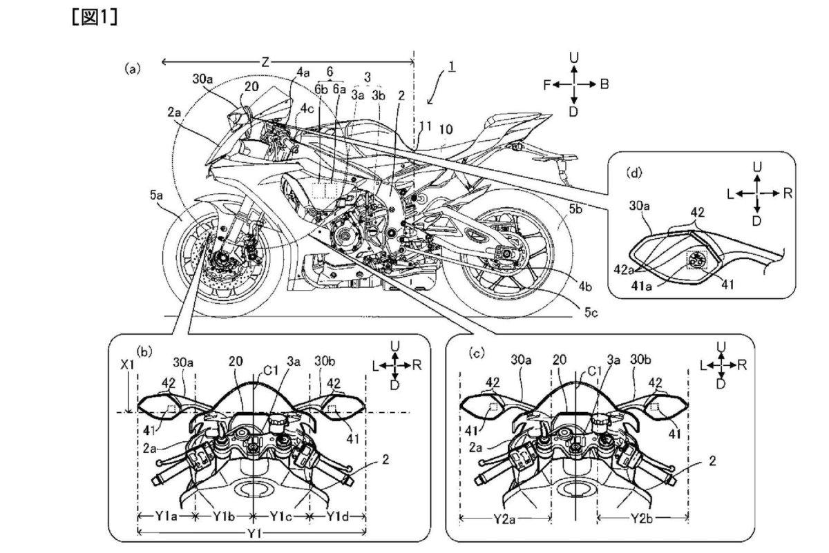 Yamaha patenta indicadores para sus futuras motos "conectadas"