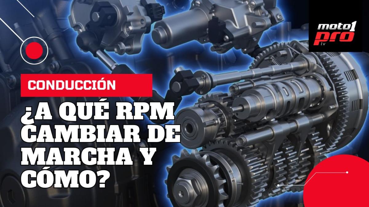 Conducción en moto: ¿a qué revoluciones cambiar de marcha?