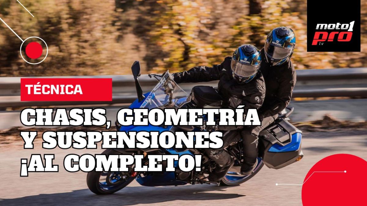 Técnica: chasis, geometría y suspensiones de las motos ¡al completo!