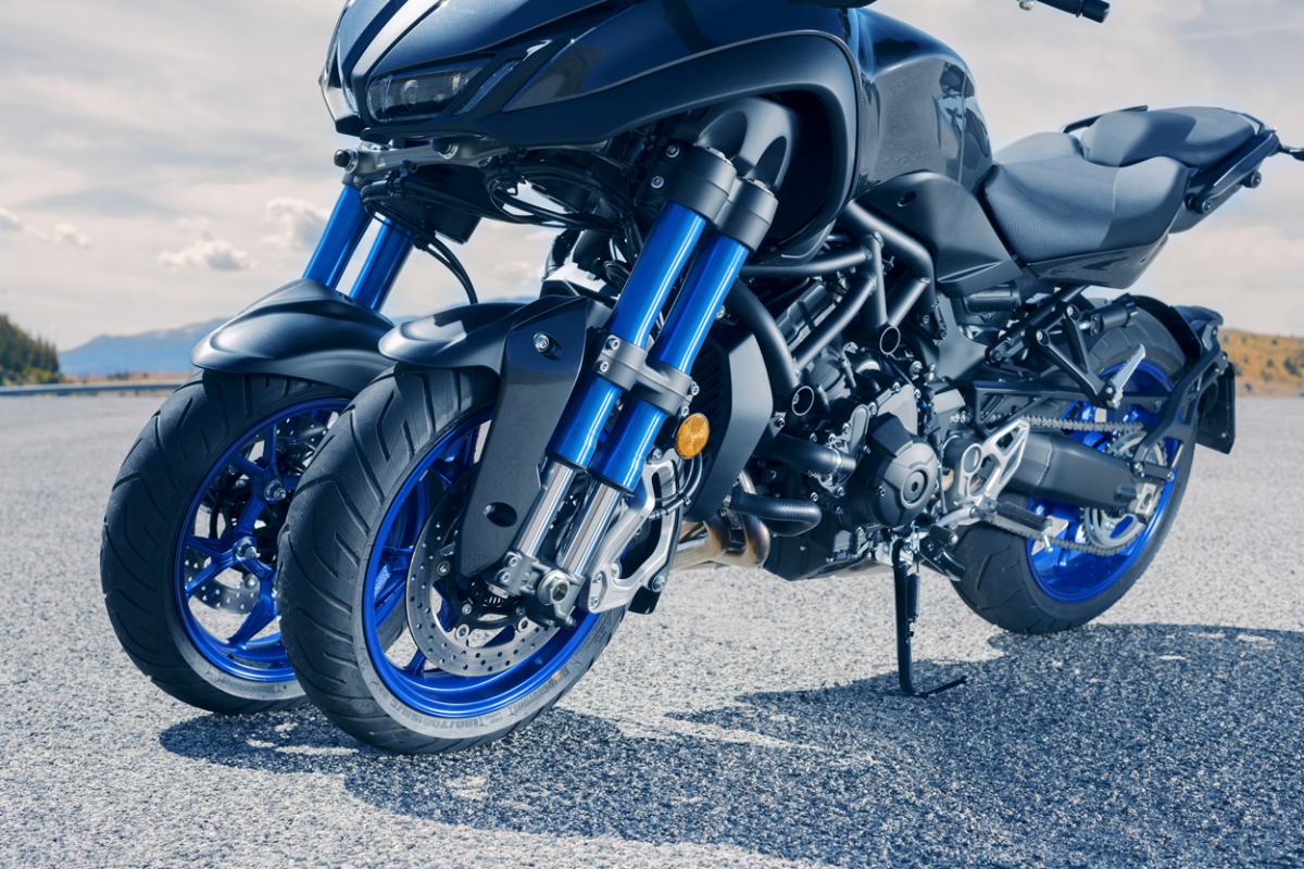 Suspensión delantera del Yamaha Niken