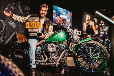 Este es el ganador del Creators Custom Clash con una Harley-Davidson Breakout