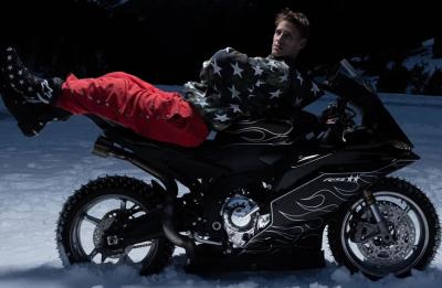 Fabio Quartararo rueda con una Yamaha R9 ¡en la nieve!