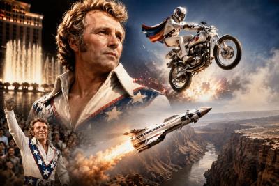 Quién fue Evel Knievel: el Elvis de las motos
