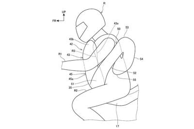 Nueva patente de Honda: airbag para moto y scooter