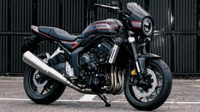 Honda CB1000F: nueva versión negra, plata y roja con cupolino