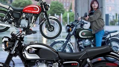 Kawasaki W230 y Meguro S1 2026: nuevos colores para las retro del A2