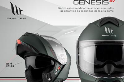 MT Genesis SV: nuevo casco modular ECE 22.06 por cien euros 