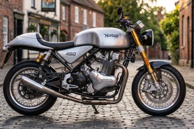 Norton 450: nueva naked retro monocilíndrica de 45 CV para el A2