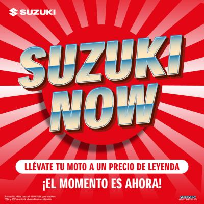Promoción Suzuki Now: tu moto favorita a un precio irrepetible