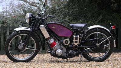 Moto de ensueño: Scott Flying Squirrel 2T y ¡agua! de 1937