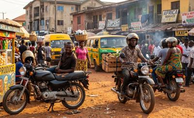 Ventas de motos en África: 2,5 millones en 2025, la mitad en Nigeria