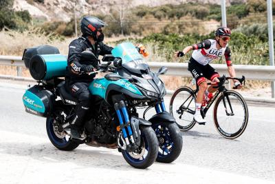 Yamaha Niken: un año más, la moto de La Vuelta