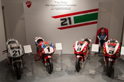 El Museo Ducati inaugura “Troy Story: La leyenda de un campeón”