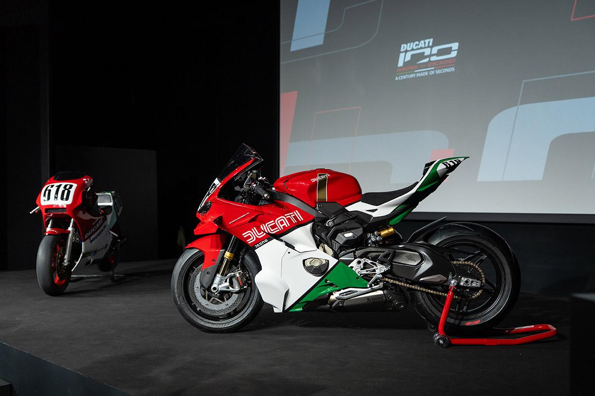 Ducati festeja su centenario: manual de identidad y Superleggera V4 Tricolore