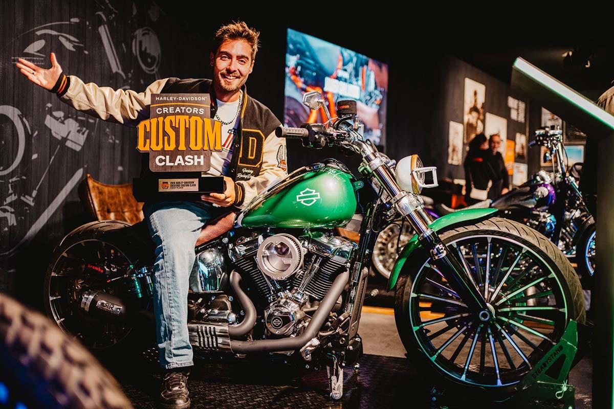 Este es el ganador del Creators Custom Clash con una Harley-Davidson Breakout