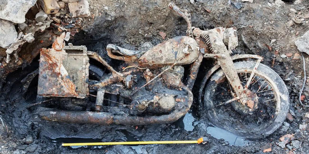 DKW ZN 350-1 del ejército nazi: ¡80 años sumergida en el Danubio!