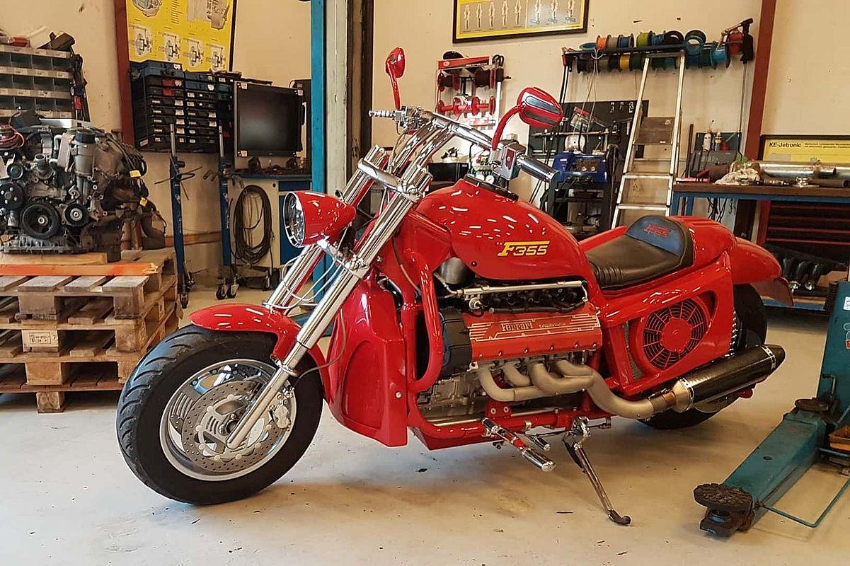 Esta es la única moto Ferrari de la historia