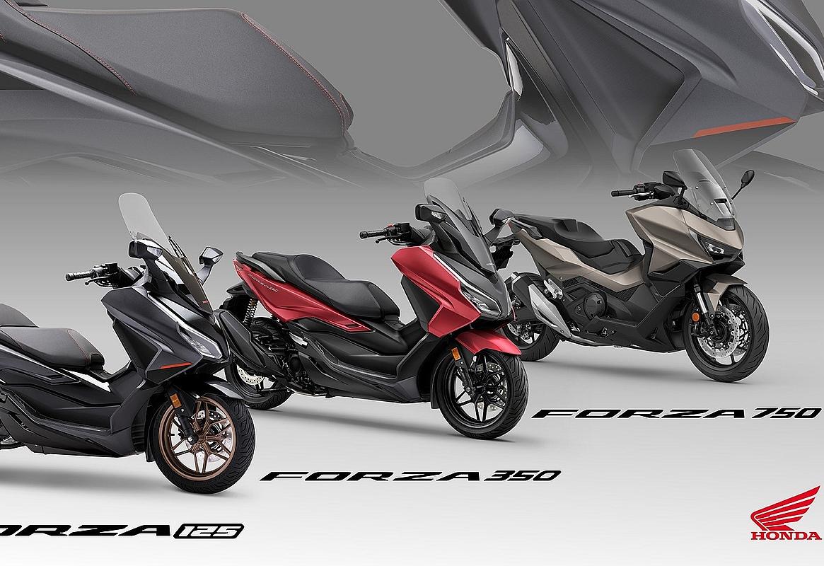 Nuevos Honda Forza 125, 350 y 750 para 2025: así son
