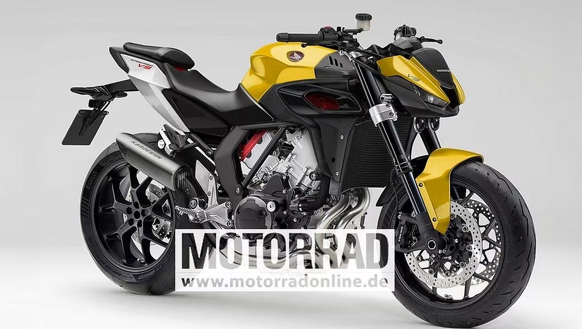 ¿Será así la futura Honda VTR 3 Turbo?
