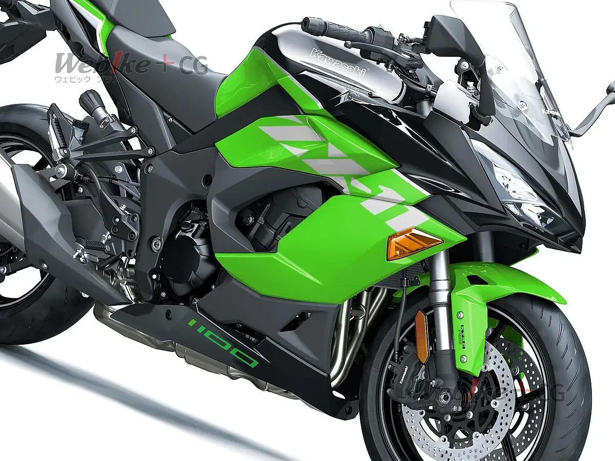 Kawasaki Ninja 1100SX: más grande y suspensión electrónica