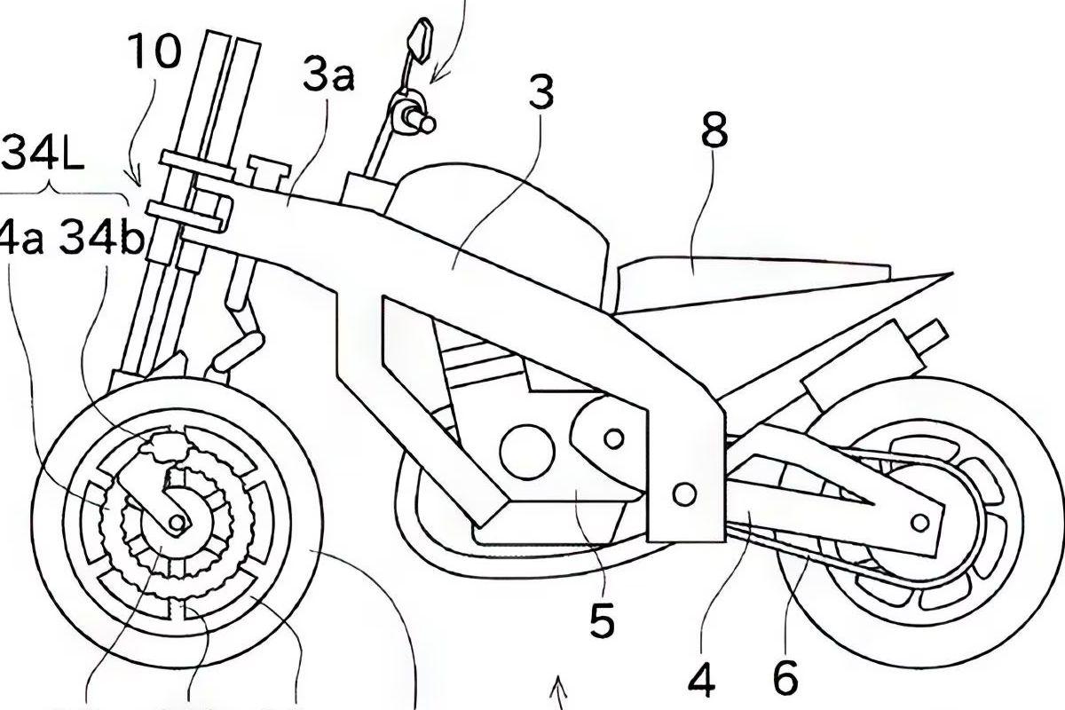 Kawasaki prepara su moto de 3 ruedas... ¿eléctrica?